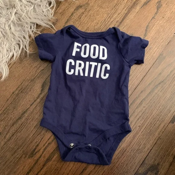 Food Critic Onesie - 3M - Picture 1 of 1